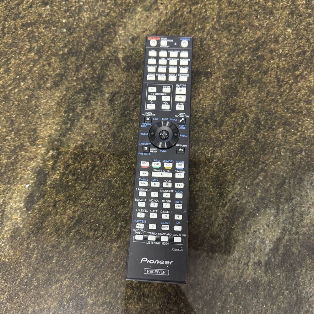 Genuine OEM Pioneer AXD7615 Receiver Remote Control Original Tested
